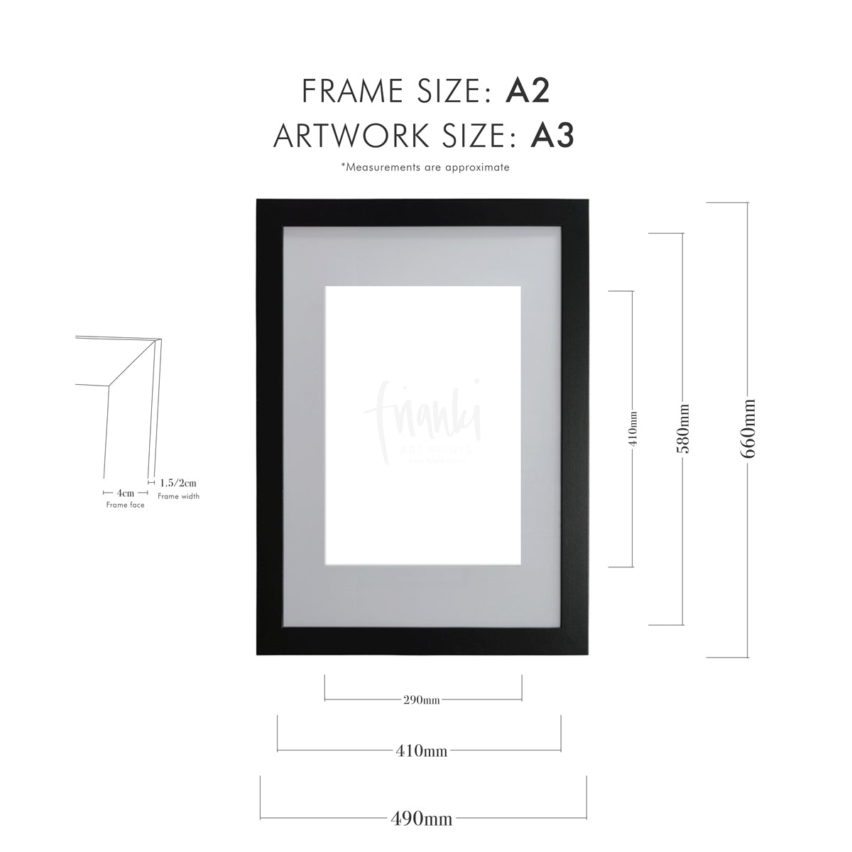 Frame My Artwork - A3