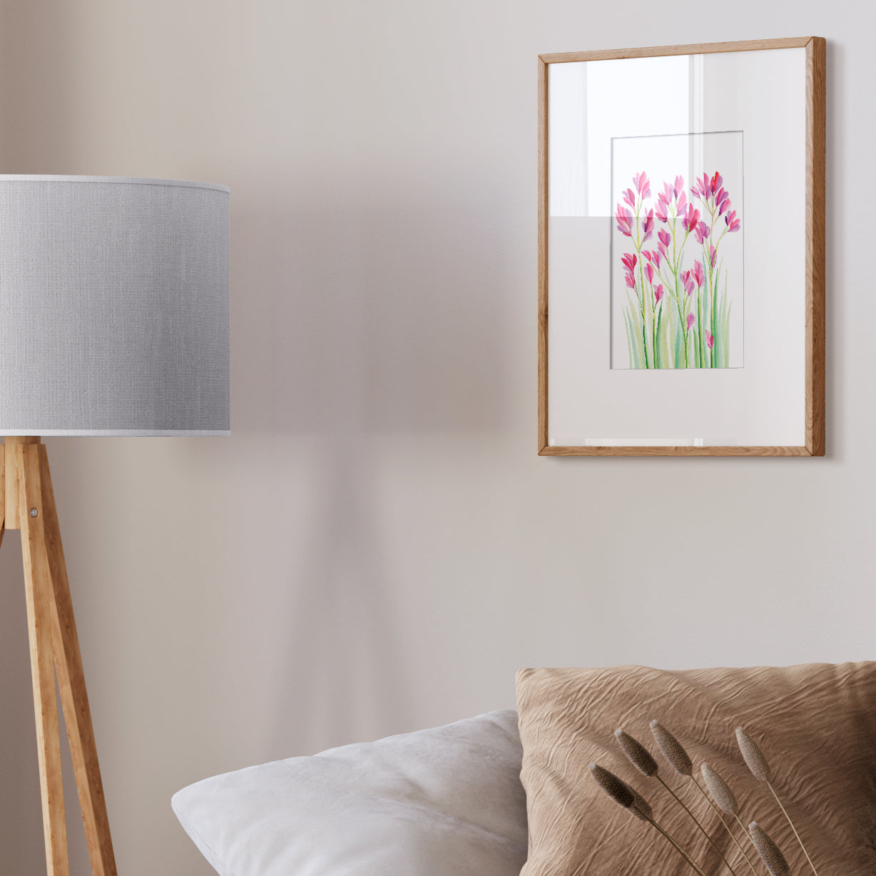 Whispers of the Kangaroo Paw | Bright Collection | Watercolour Australian Native Fine Art Print Artwork Frianki