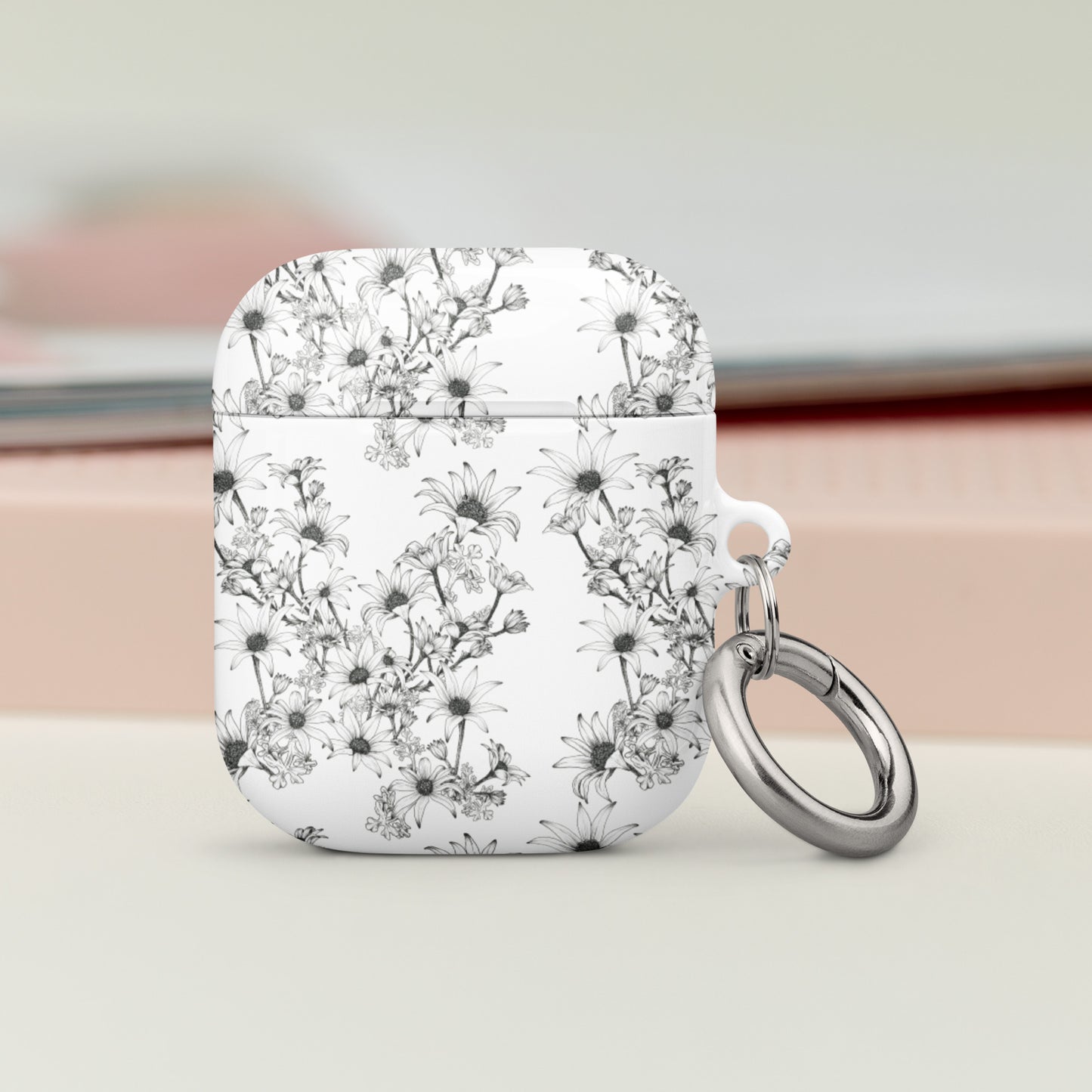 Case for AirPods® Flannel Flower White