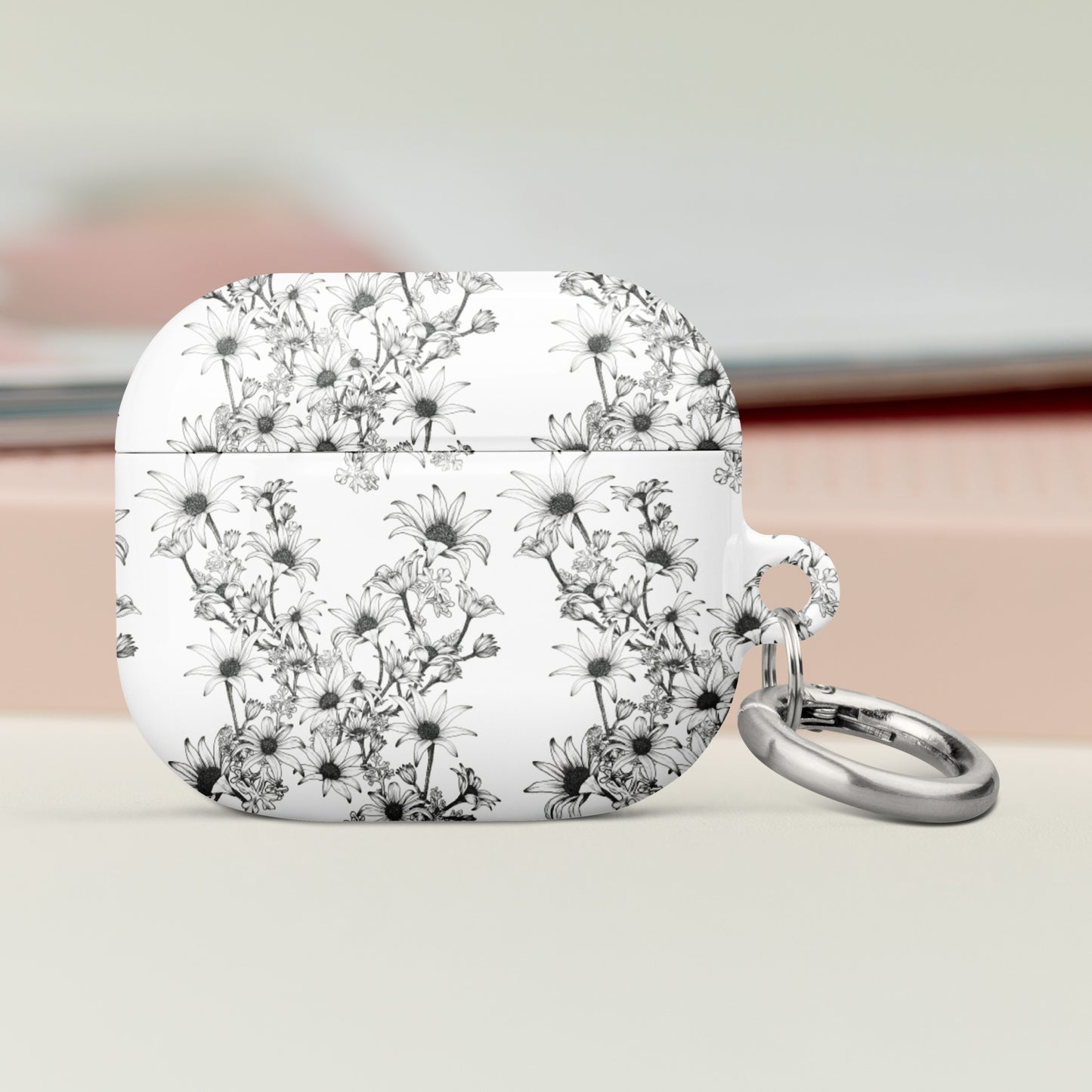Case for AirPods® Flannel Flower White