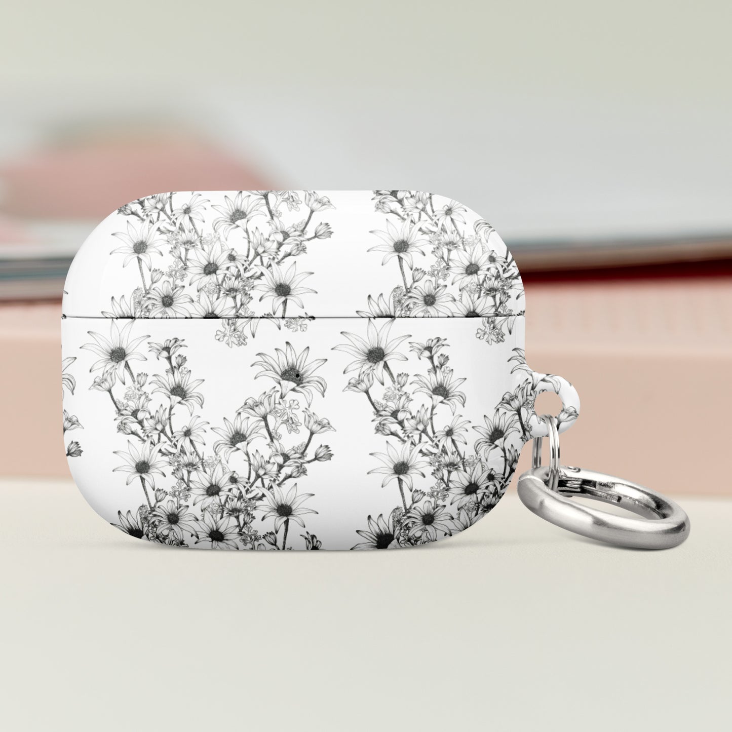 Case for AirPods® Flannel Flower White