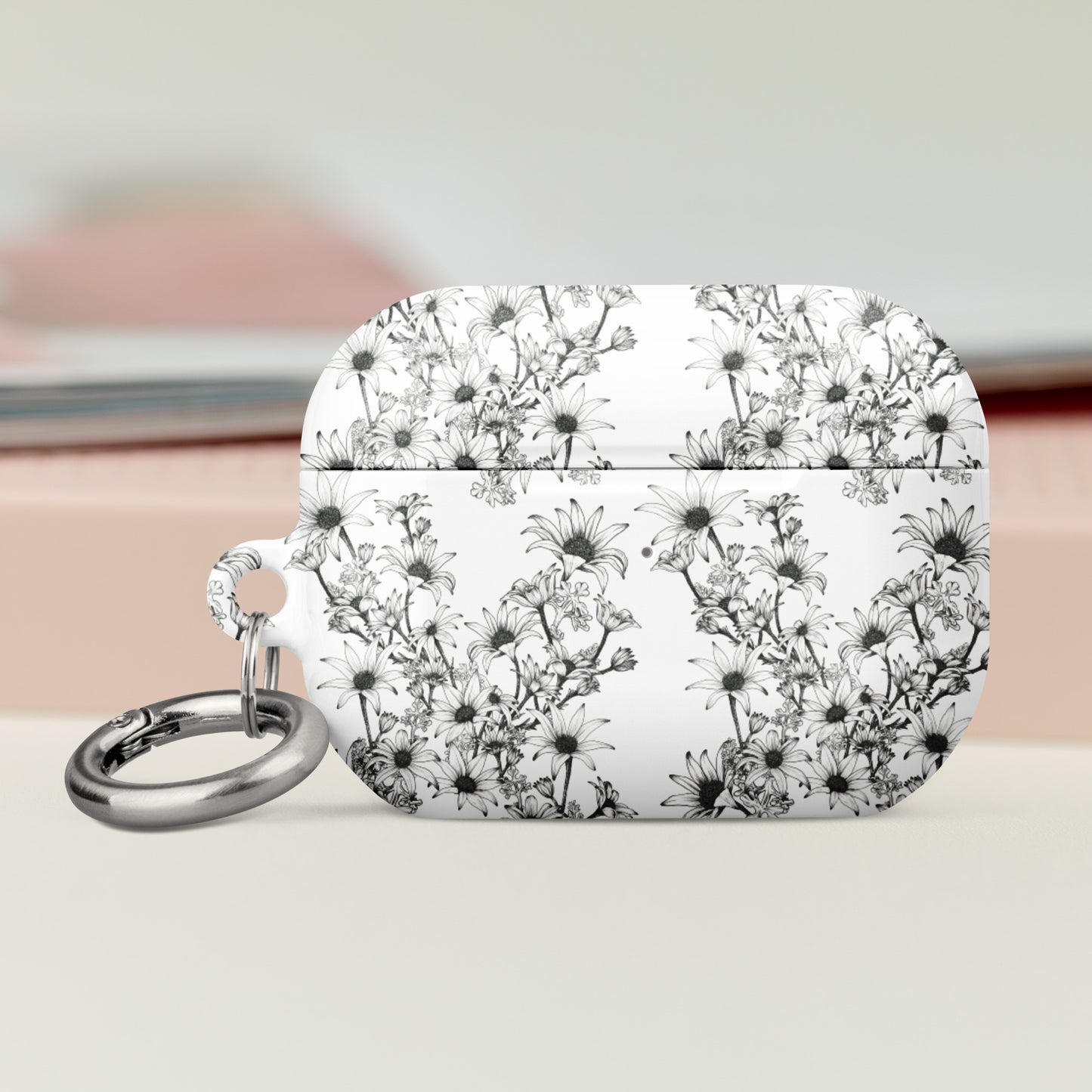 Case for AirPods® Flannel Flower White
