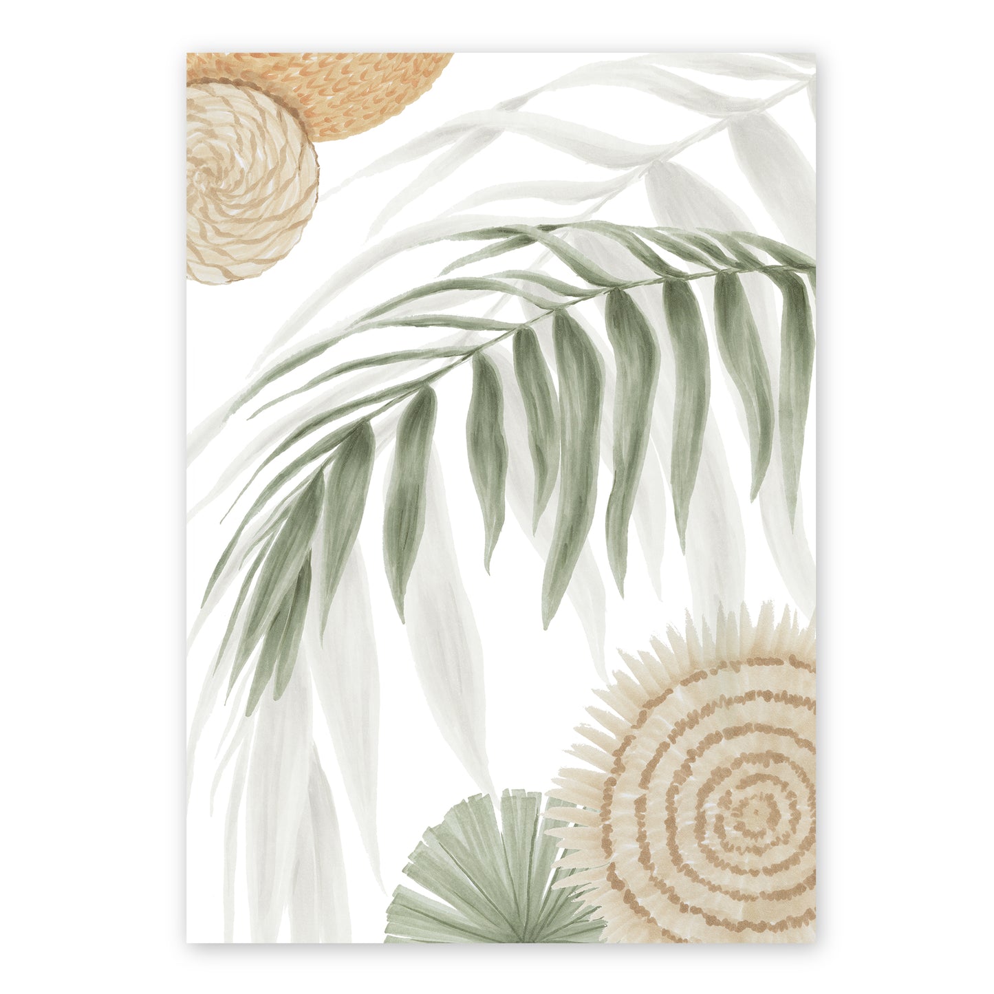 Calamus Palm I | Australian Native Boho Coastal Wall Art Artwork Frianki