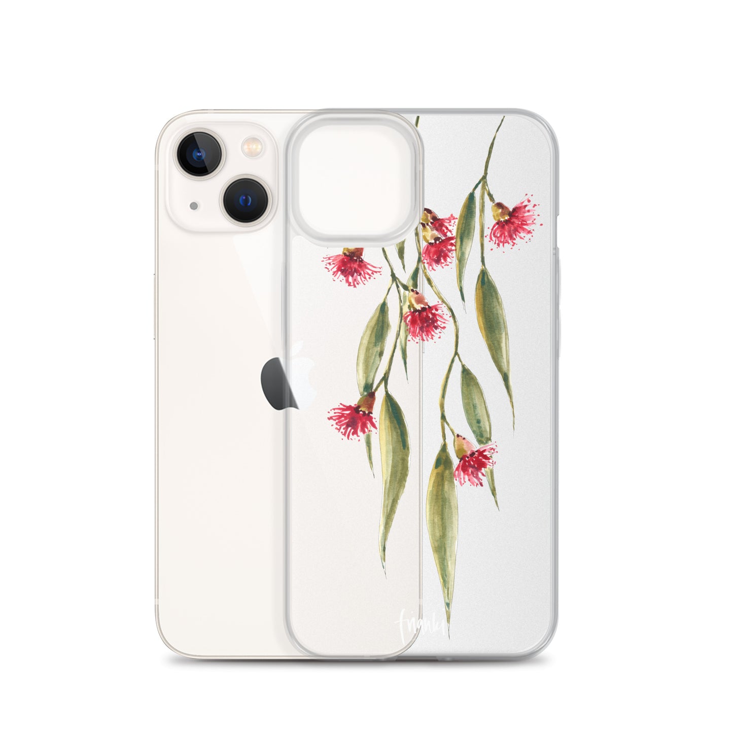 Clear Case for iPhone® Watercolour Eucalyptus