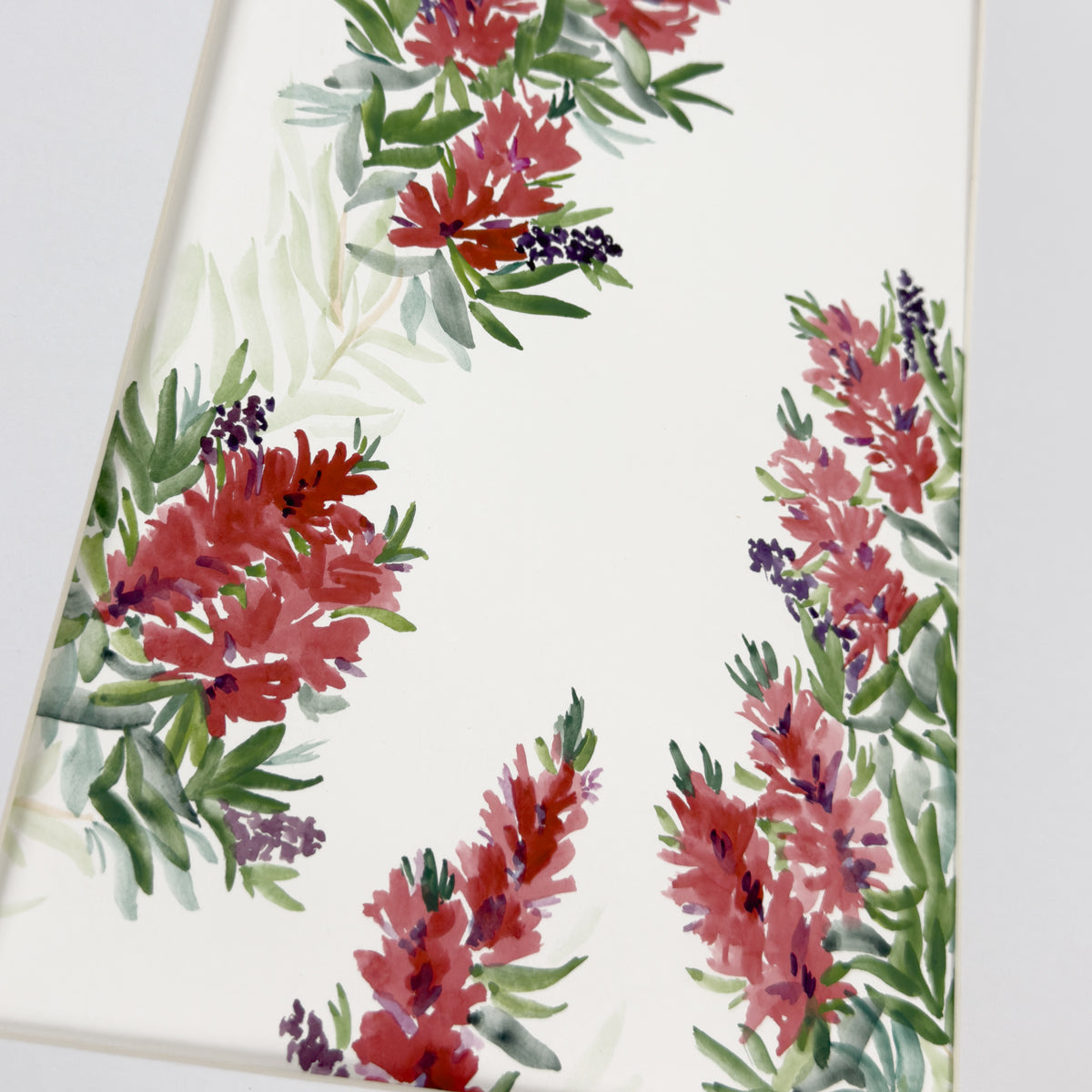 Bottlebrush Surrounds | Original Artwork | Australian Art | Watercolour Artwork Frianki