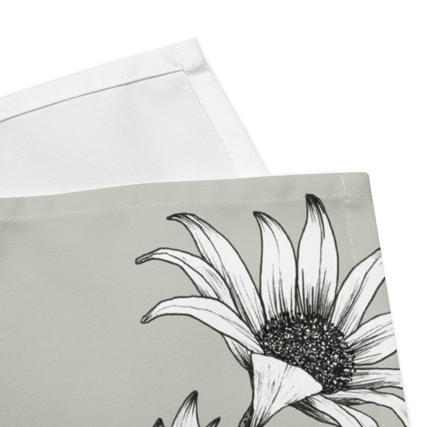 Cloth Napkin | Set of 4 | Flannel Flower design