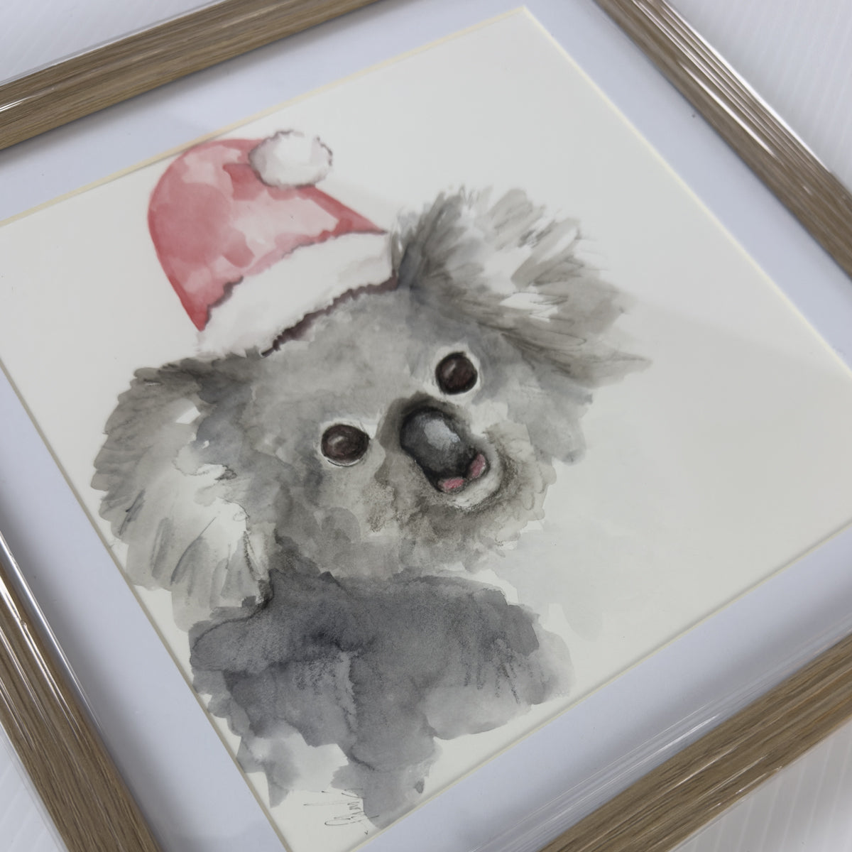 Christmas Koalas have more fun | Original Artwork | Australian Art | Watercolour Artwork Frianki