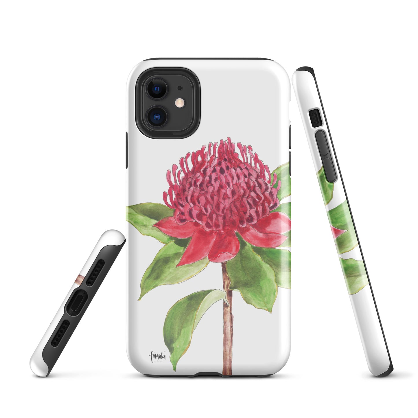 Tough Case for iPhone® Watercolour Waratah