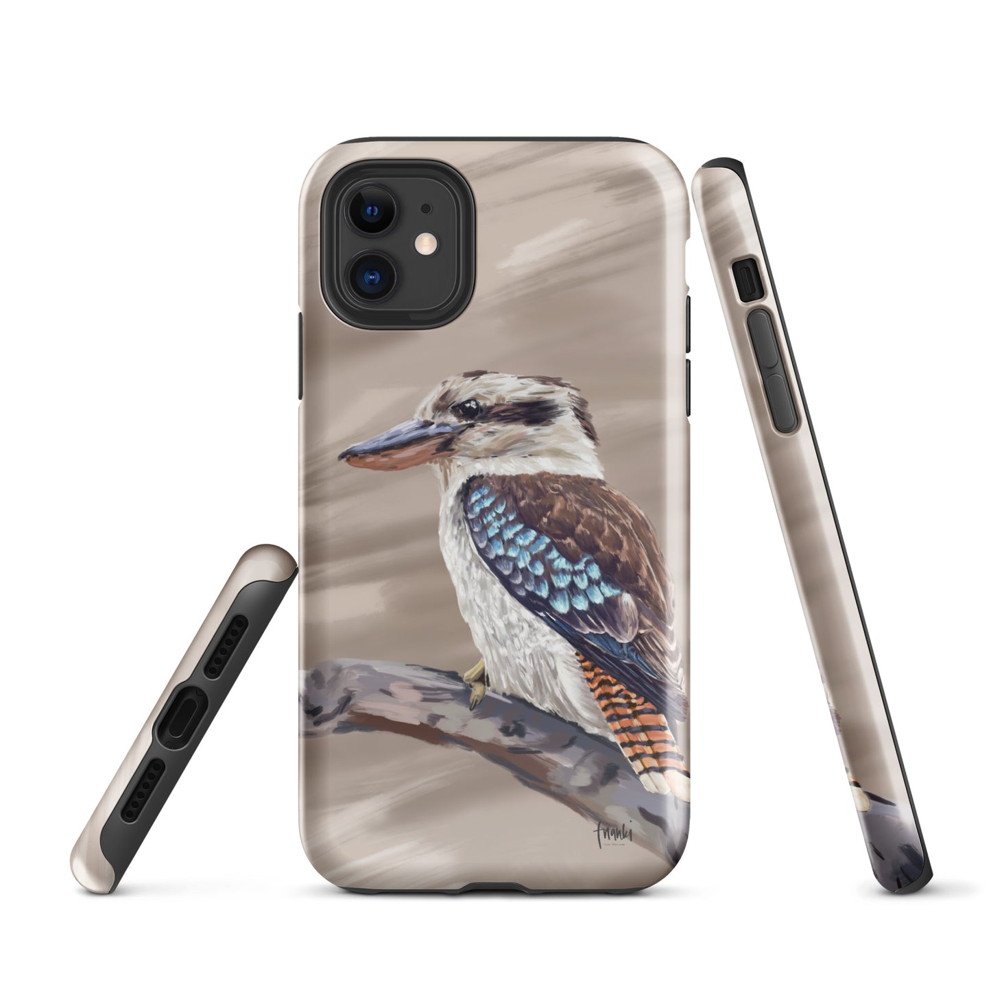Tough Case for iPhone® Blue Wing Kookaburra