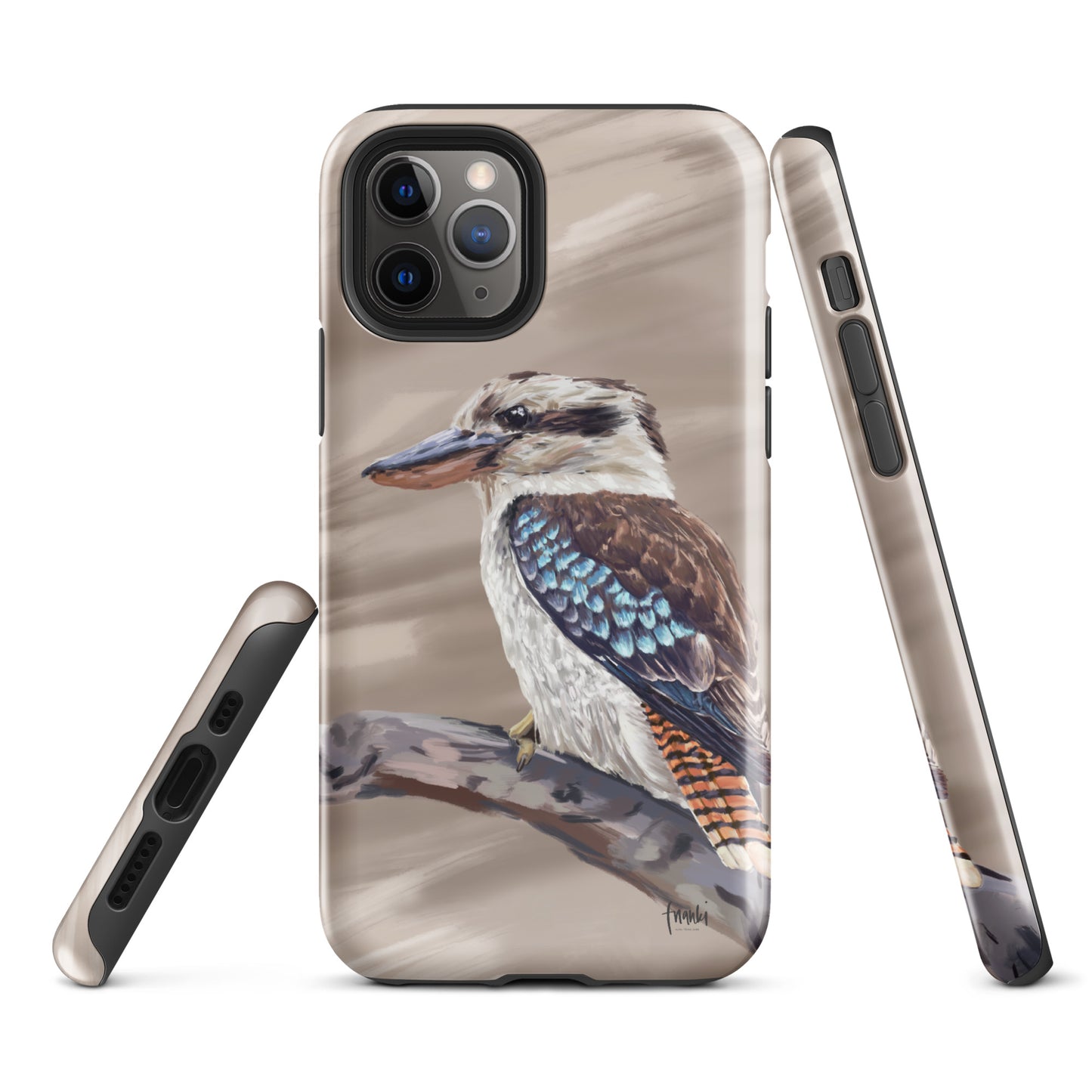 Tough Case for iPhone® Blue Wing Kookaburra