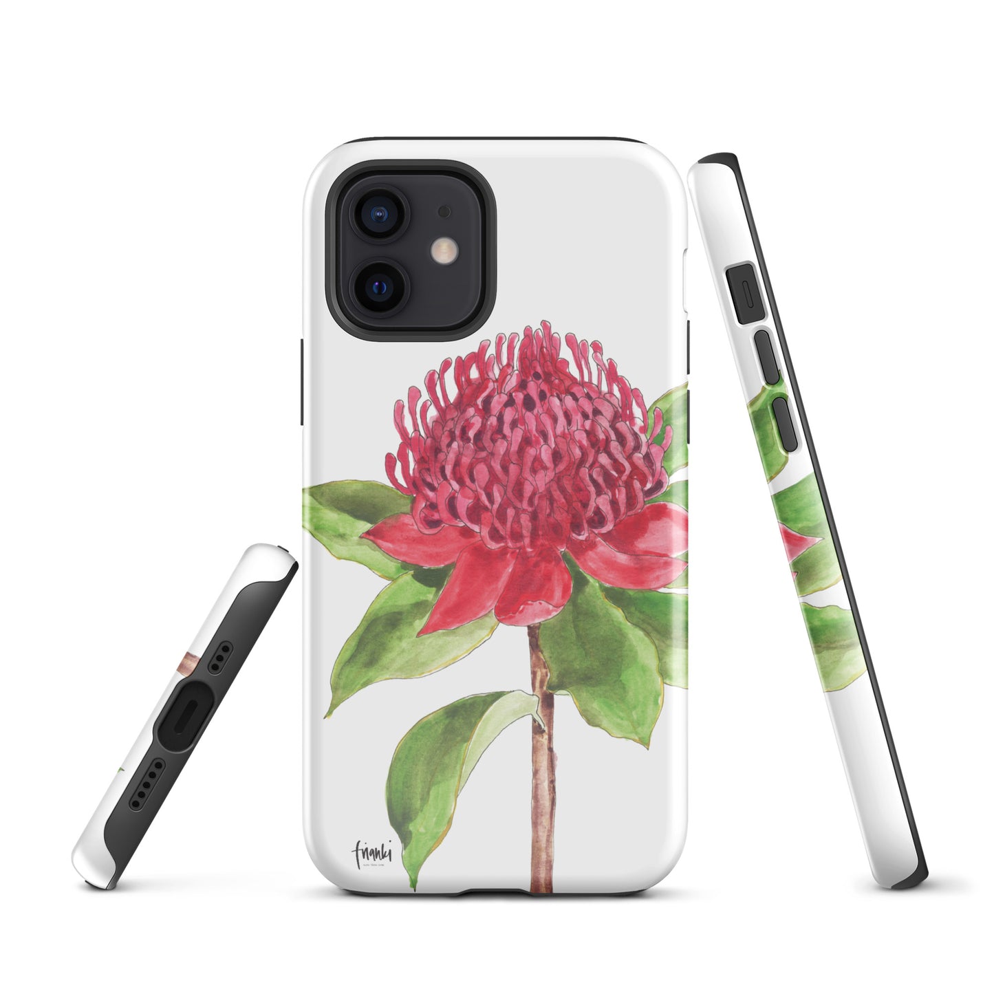 Tough Case for iPhone® Watercolour Waratah
