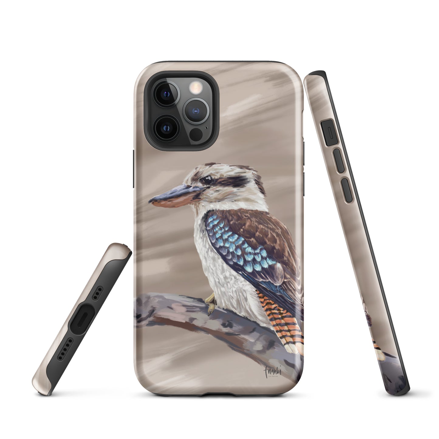 Tough Case for iPhone® Blue Wing Kookaburra
