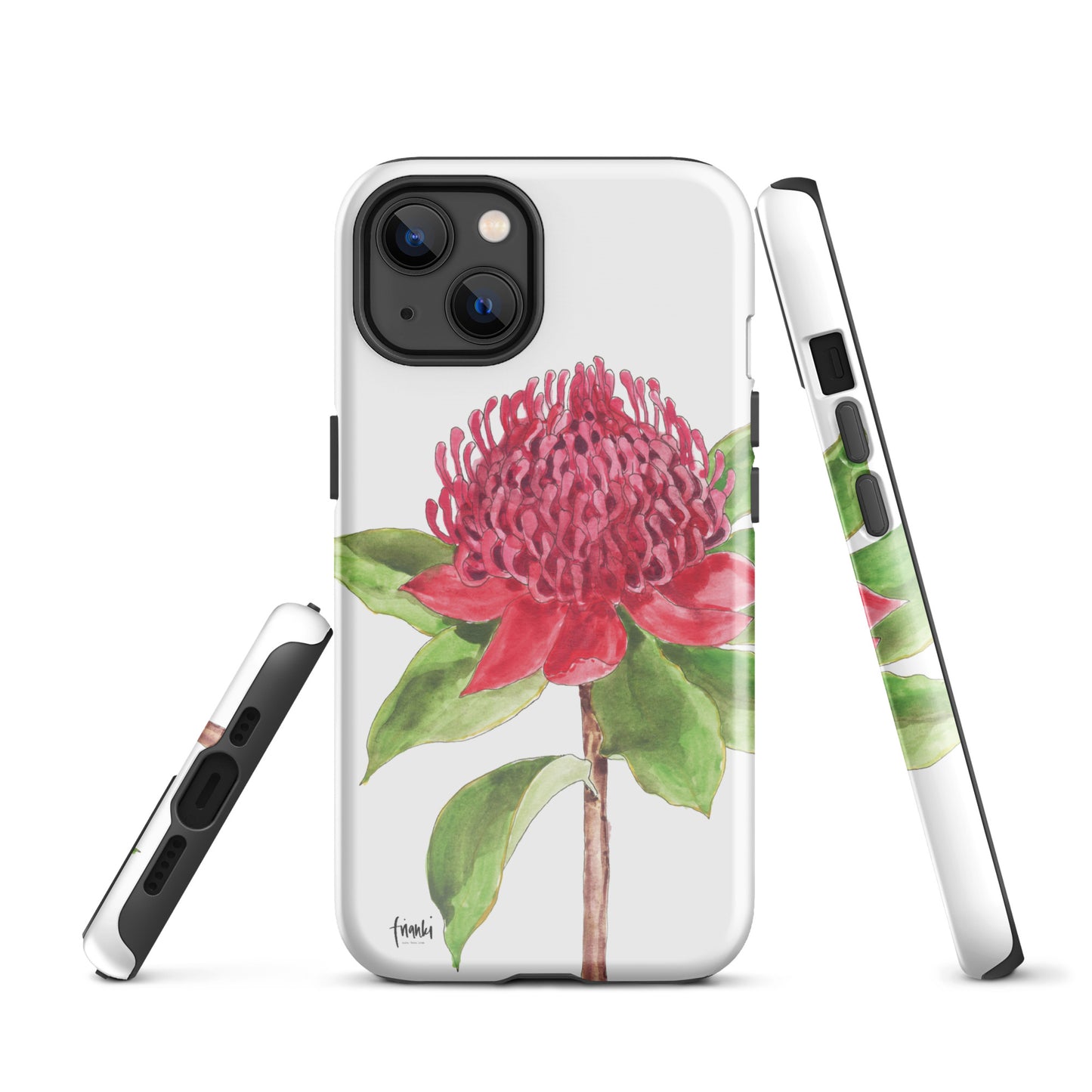 Tough Case for iPhone® Watercolour Waratah