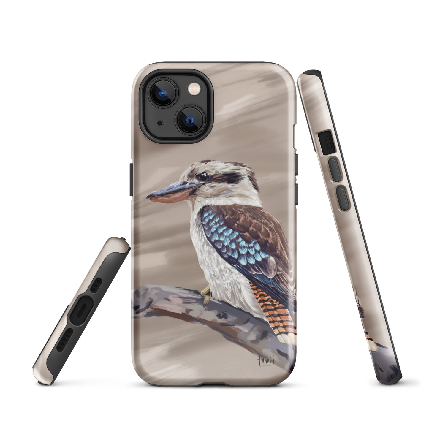 Tough Case for iPhone® Blue Wing Kookaburra