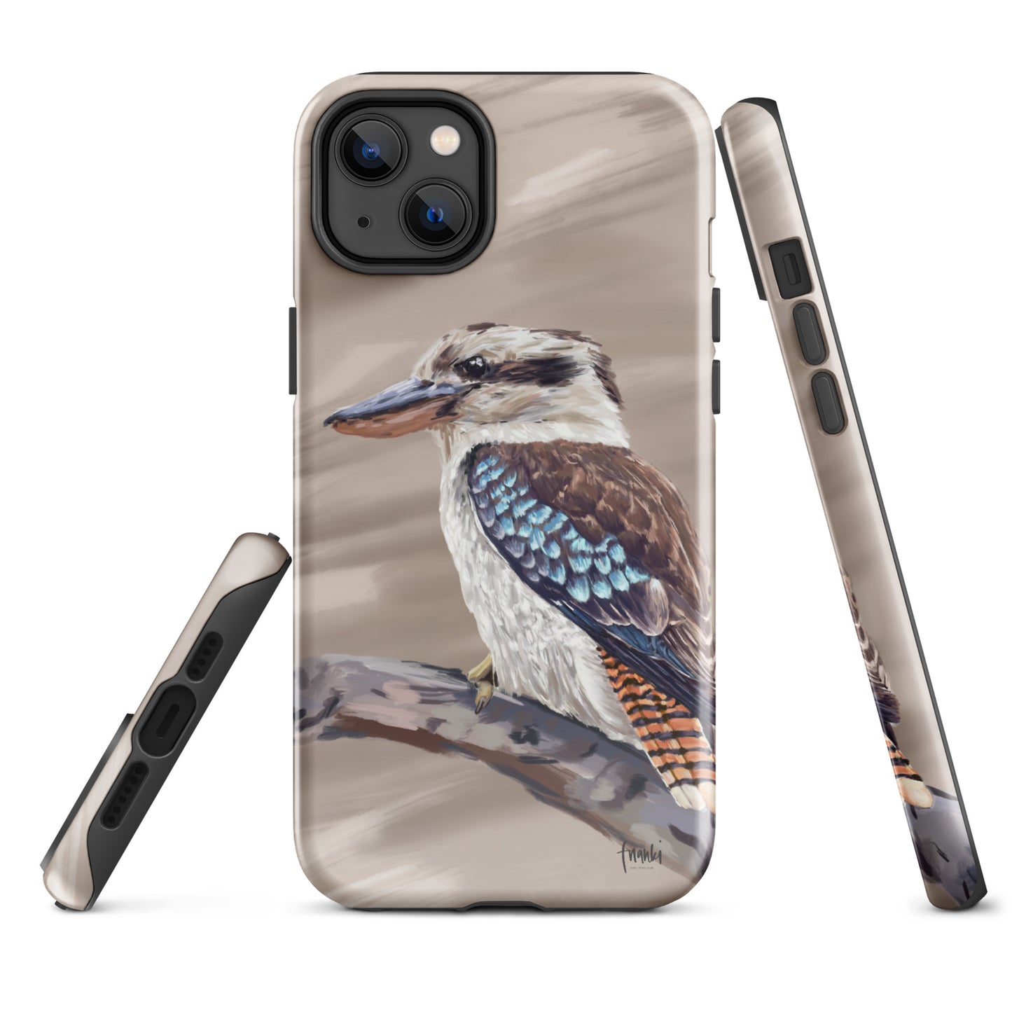 Tough Case for iPhone® Blue Wing Kookaburra