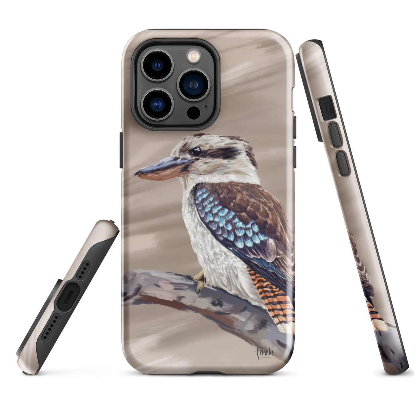 Tough Case for iPhone® Blue Wing Kookaburra