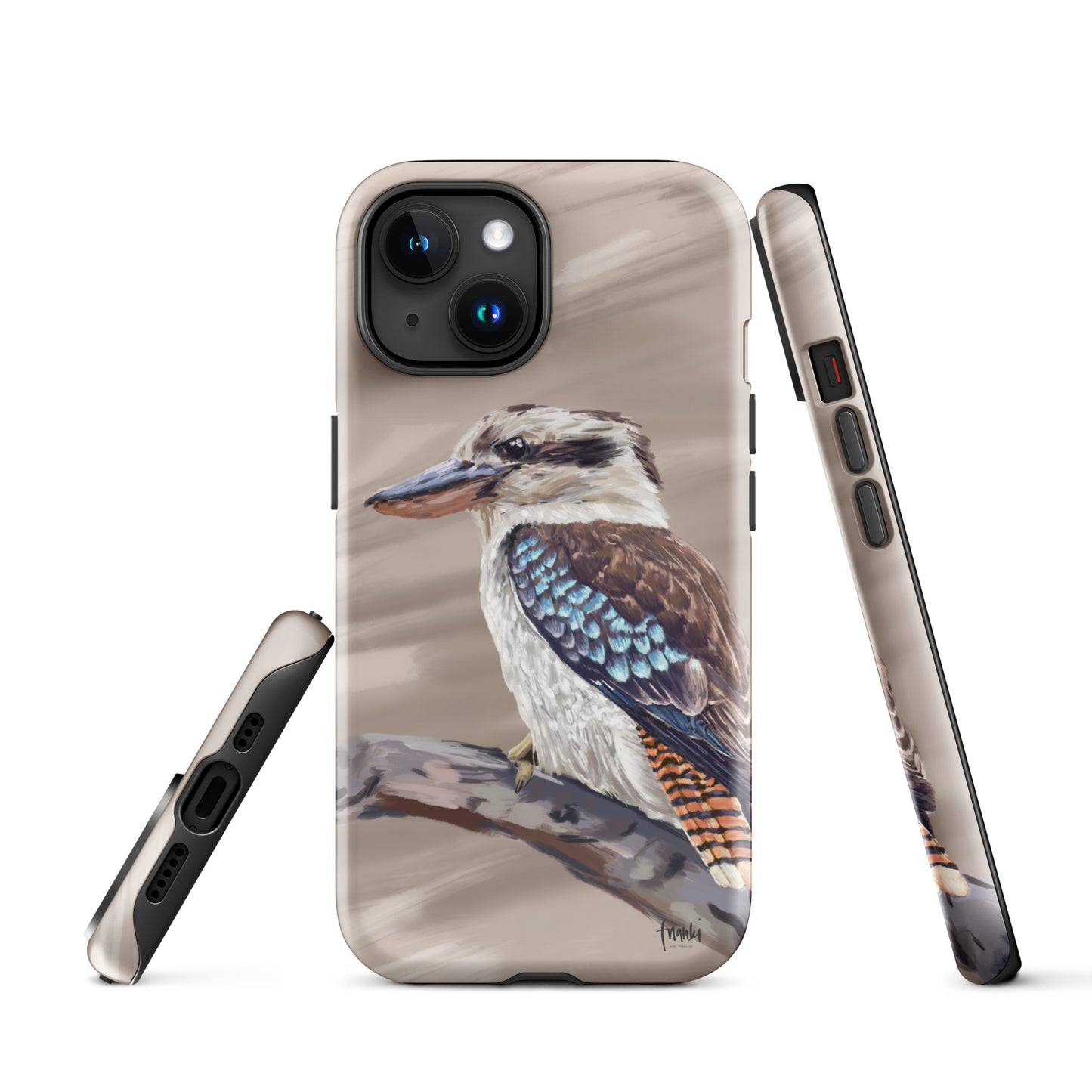 Tough Case for iPhone® Blue Wing Kookaburra