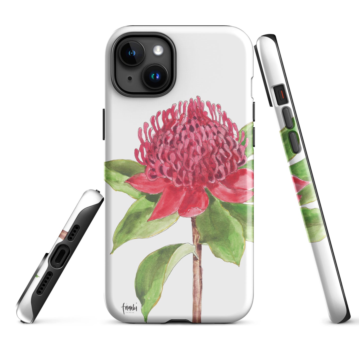 Tough Case for iPhone® Watercolour Waratah