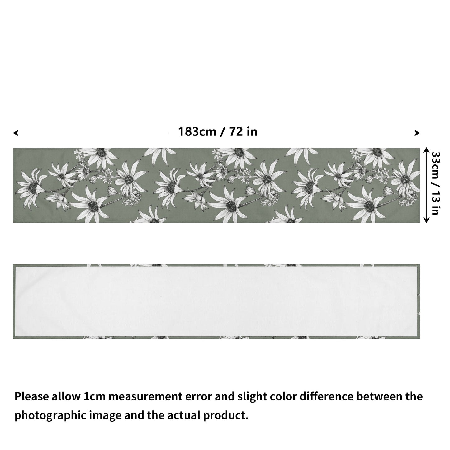 Table runner | Flannel Flowers Design