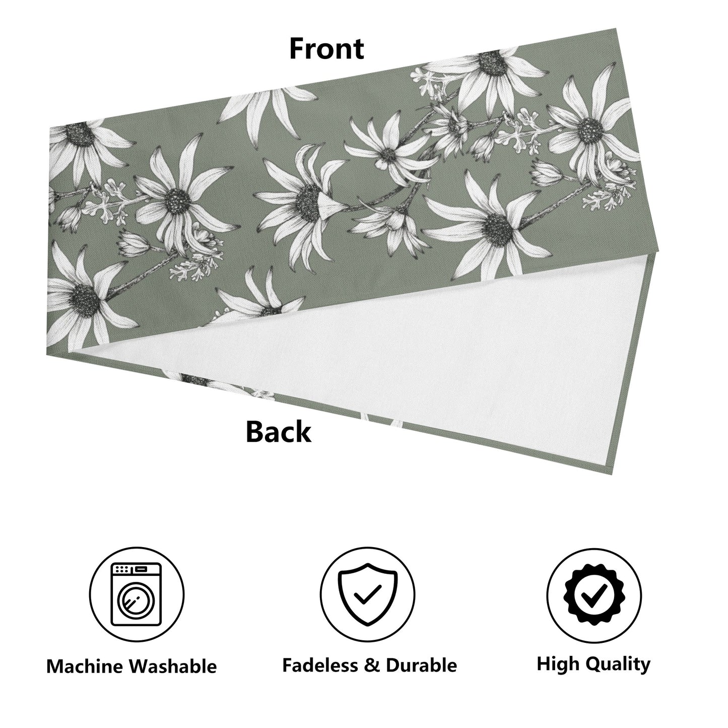 Table runner | Flannel Flowers Design