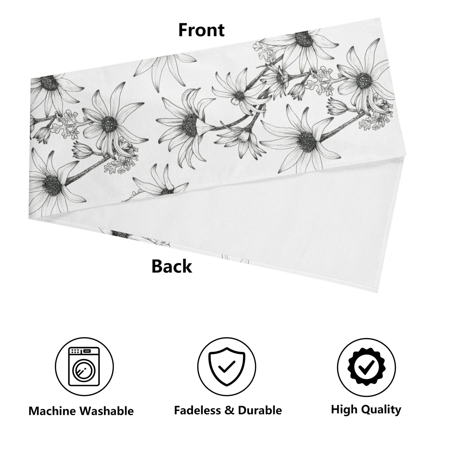 Table runner | Flannel Flowers Design