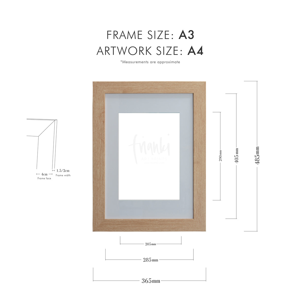 Frame My Artwork - A4