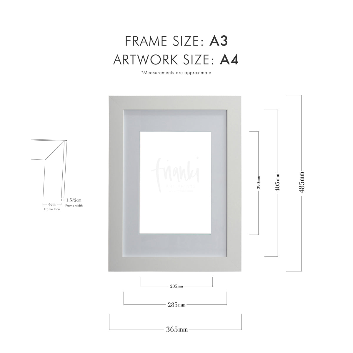 Frame My Artwork - A4