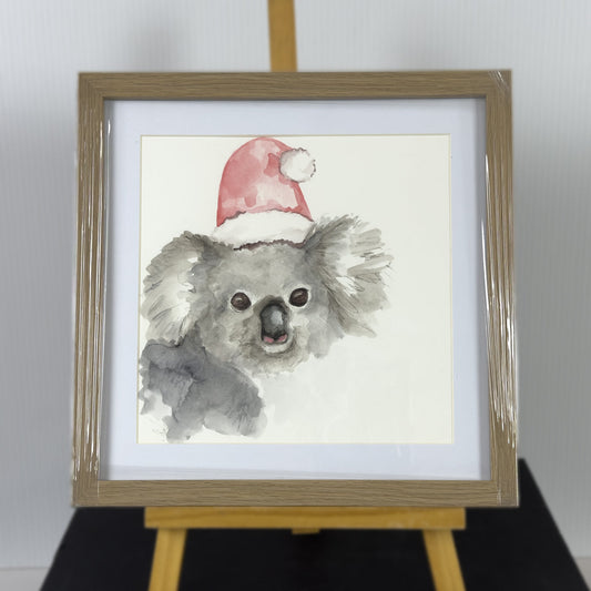 Christmas Koalas have more fun | Original Artwork | Australian Art | Watercolour  Artwork Frianki