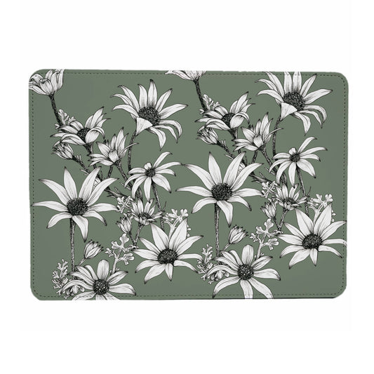 Leather Placemats | Flannel Flowers