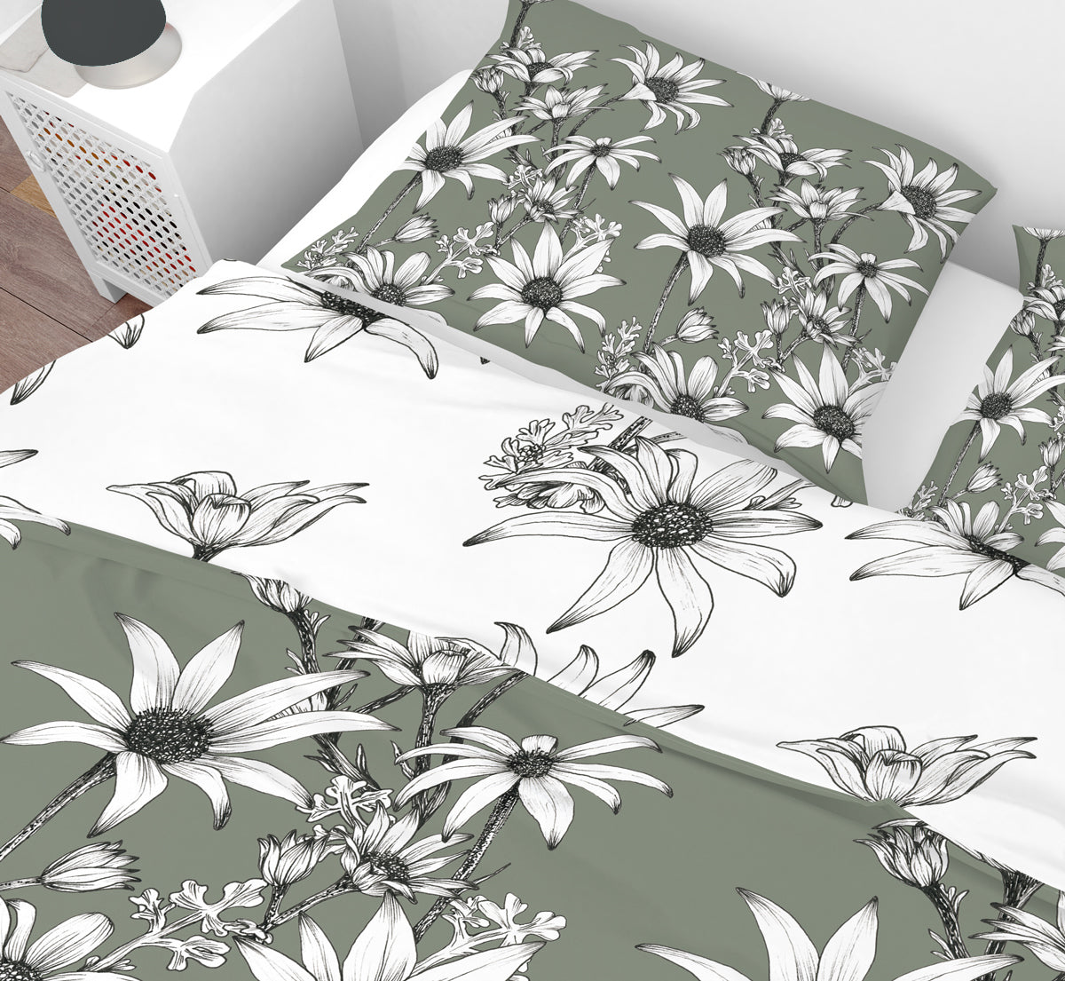 Quilt Cover Bedding Set | Flannel Flower