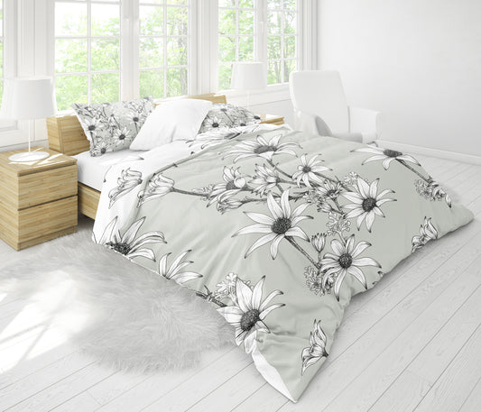 Quilt Cover Bedding Set | Flannel Flower