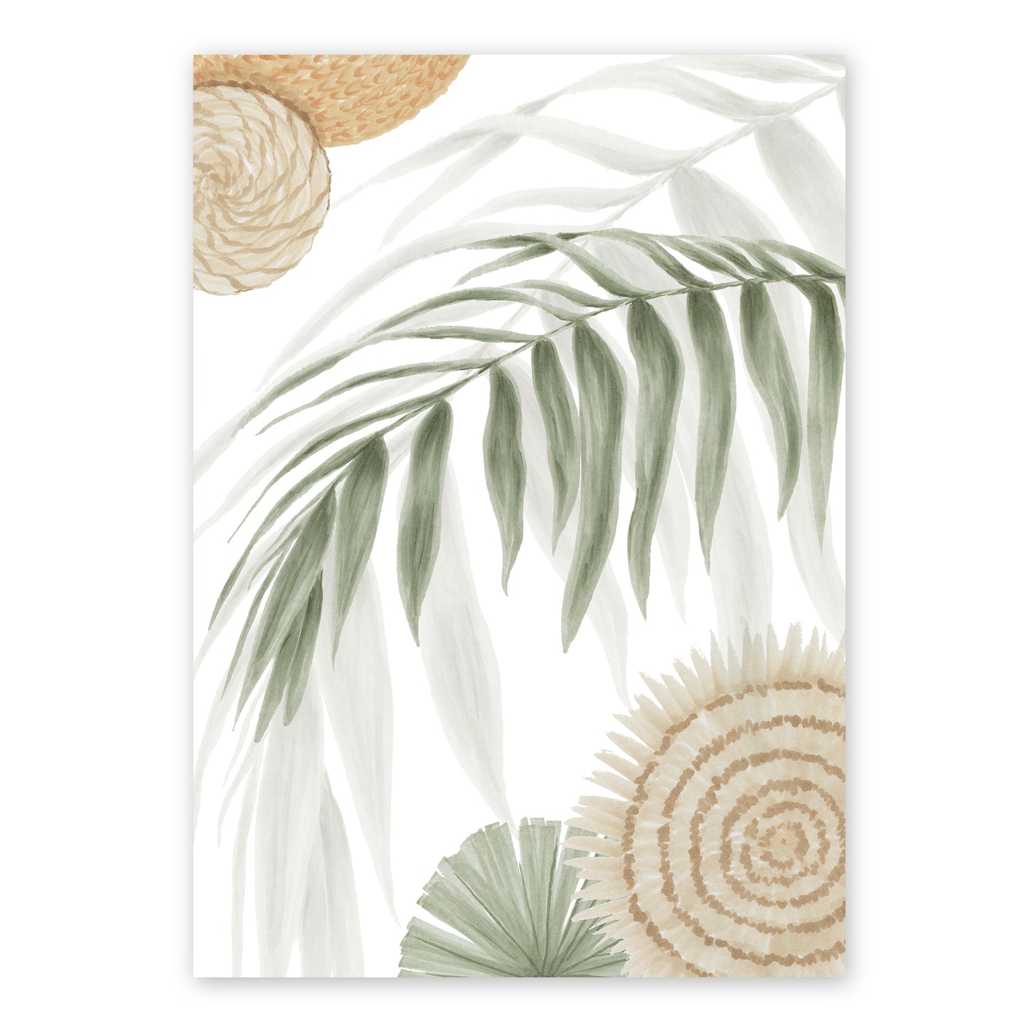 Calamus Palm I | Australian Native Boho Coastal Wall Art  Artwork Frianki