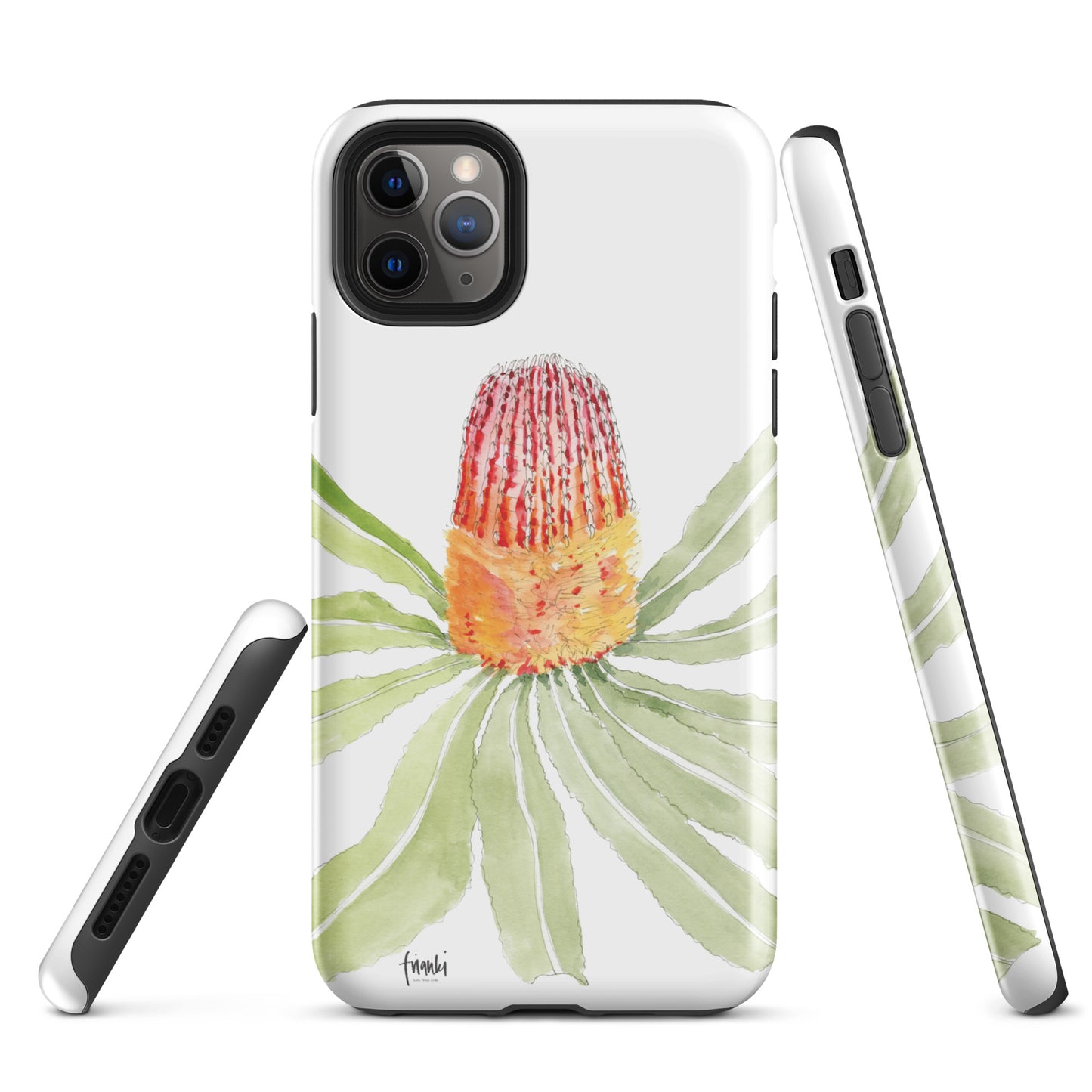 Tough Case for iPhone® Watercolour Banksia Menziesii