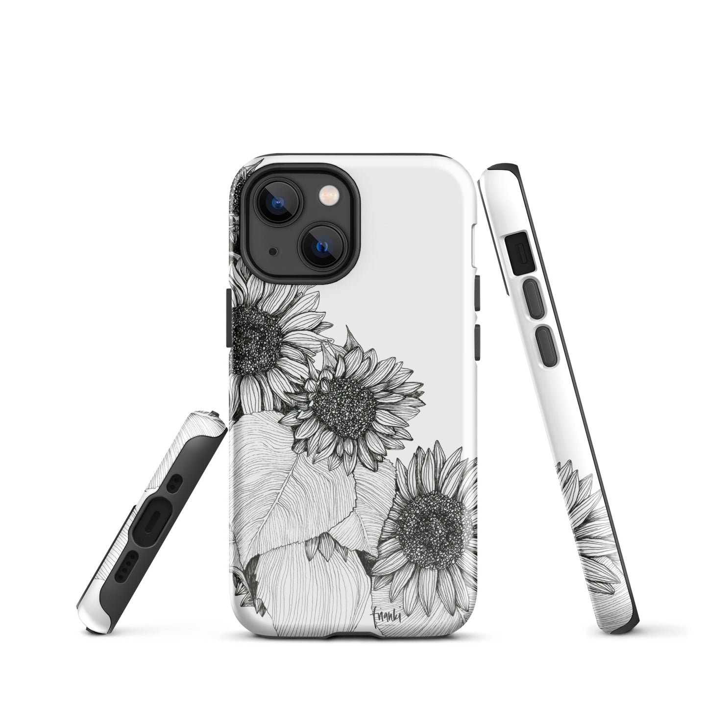 Tough Case for iPhone® Sunflowers Oblique