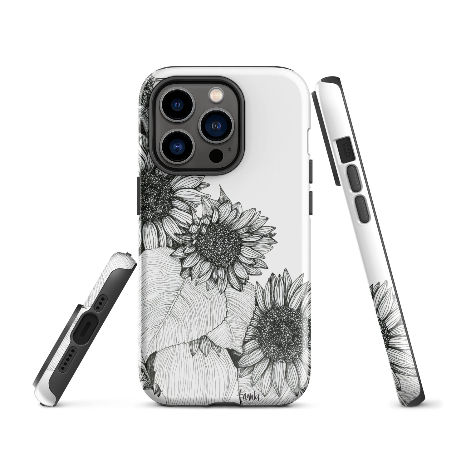 Tough Case for iPhone® Sunflowers Oblique