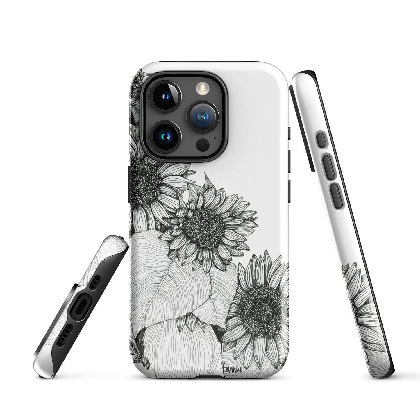 Tough Case for iPhone® Sunflowers Oblique