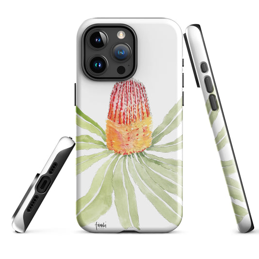 Tough Case for iPhone® Watercolour Banksia Menziesii