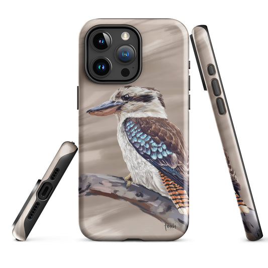 Tough Case for iPhone® Blue Wing Kookaburra