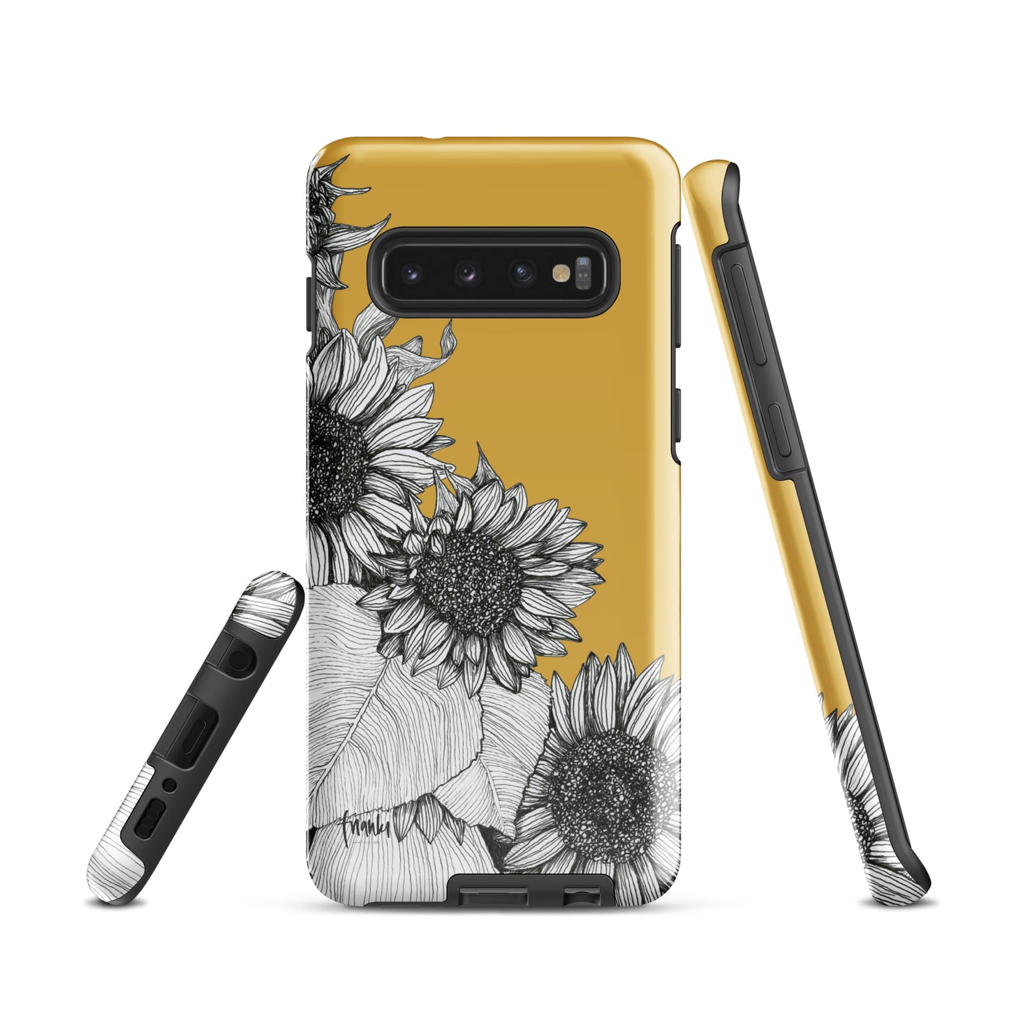 Tough case for Samsung® Sunflowers Oblique Mustard