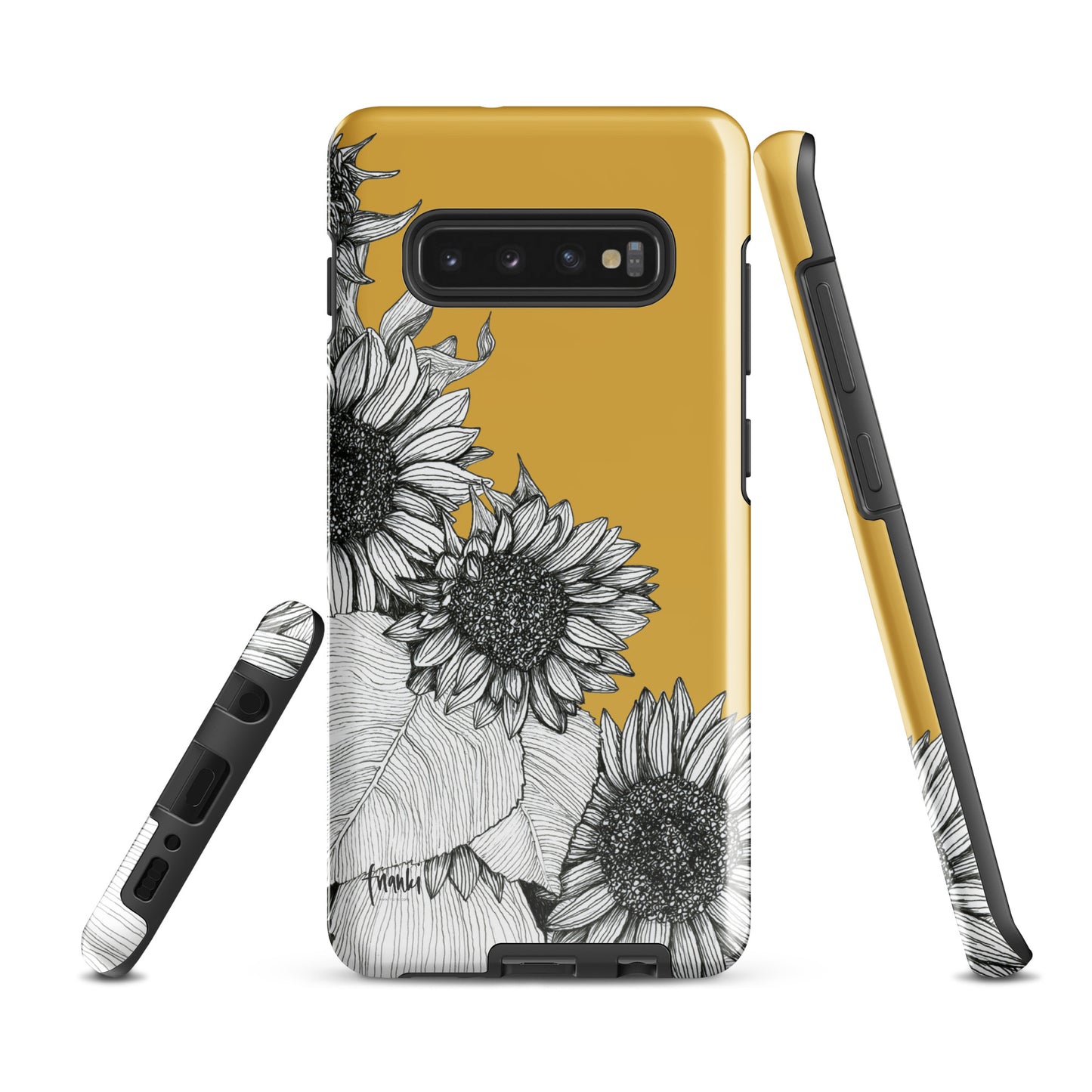 Tough case for Samsung® Sunflowers Oblique Mustard