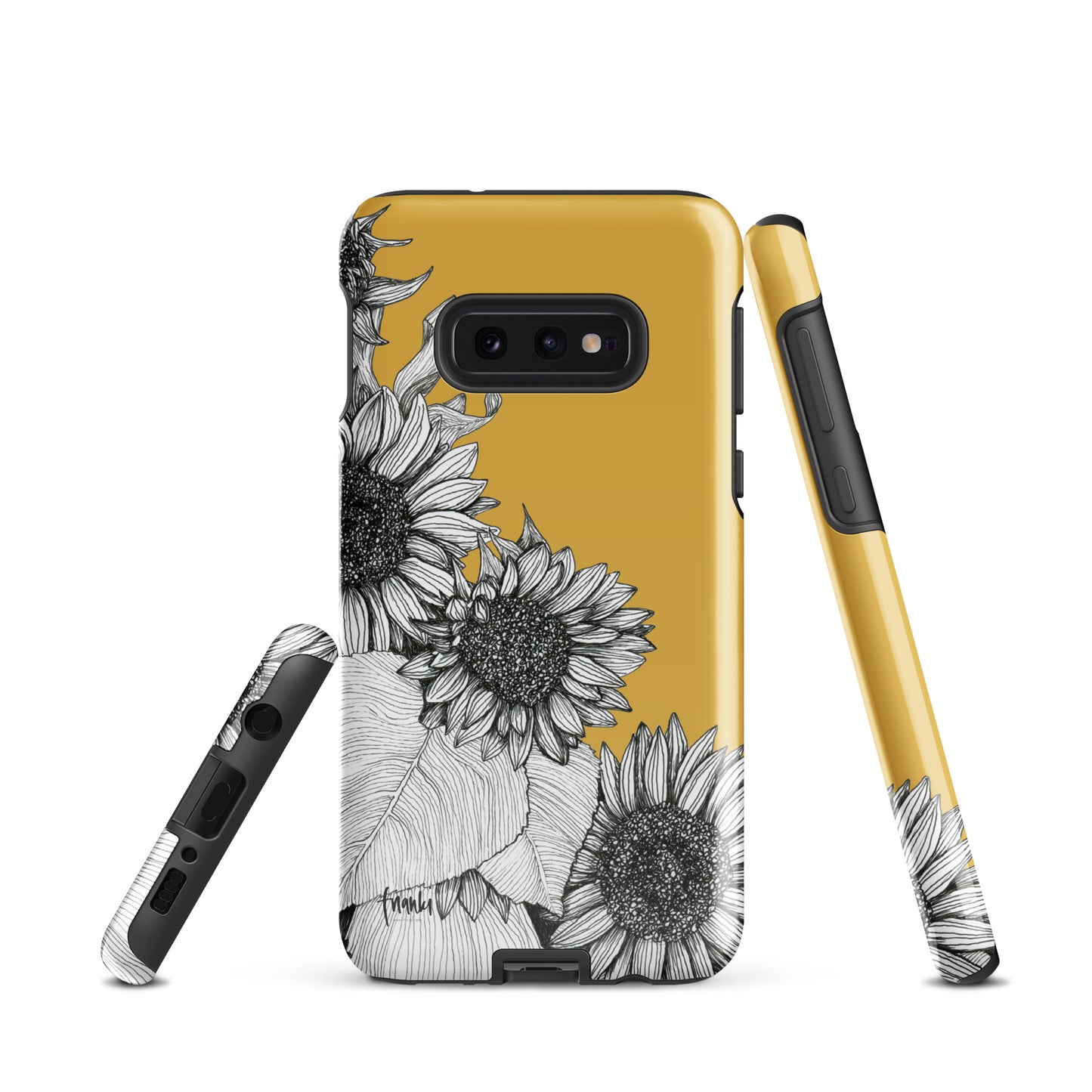 Tough case for Samsung® Sunflowers Oblique Mustard