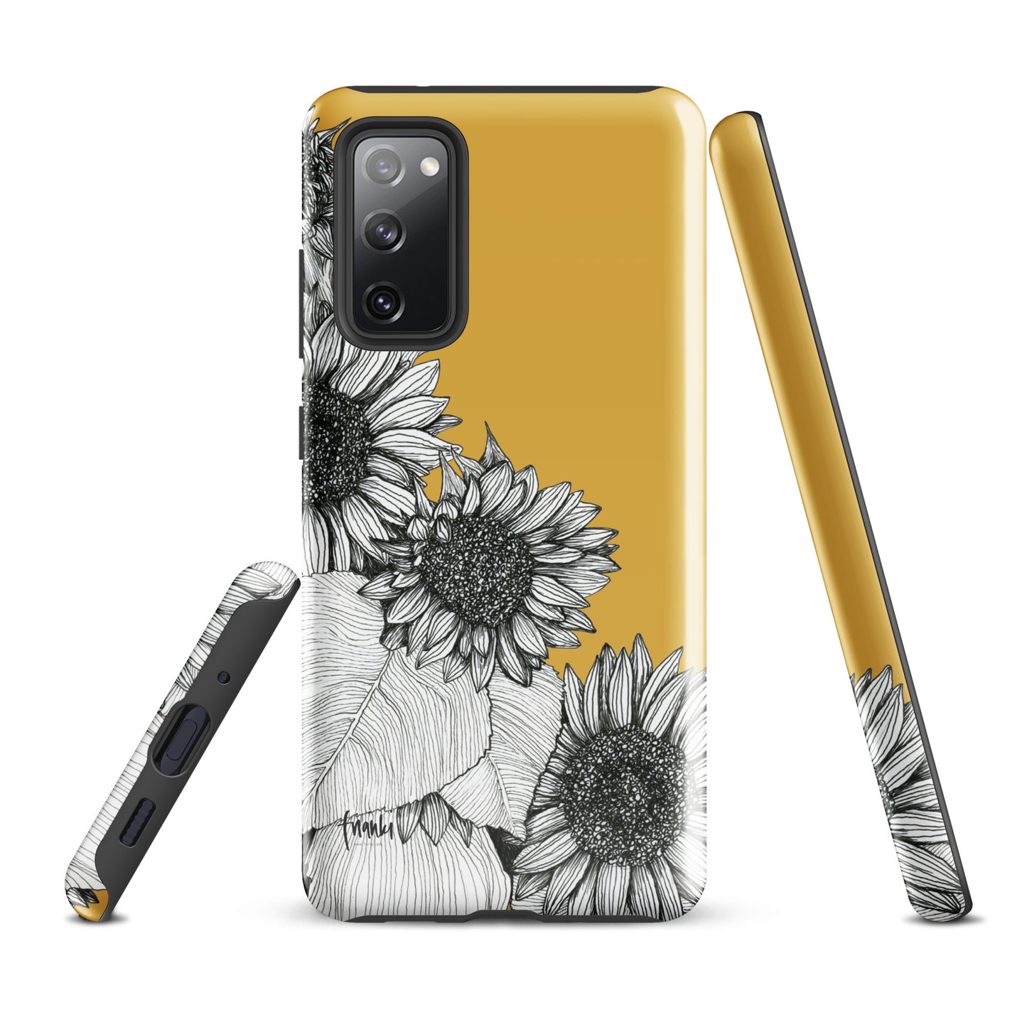 Tough case for Samsung® Sunflowers Oblique Mustard