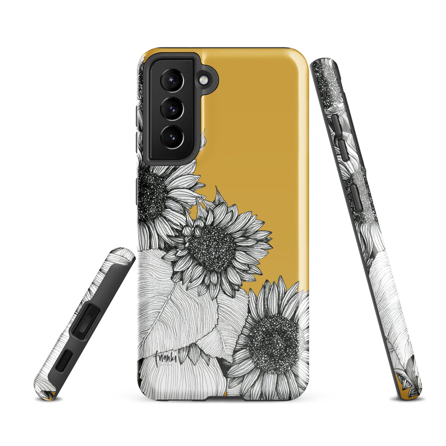 Tough case for Samsung® Sunflowers Oblique Mustard