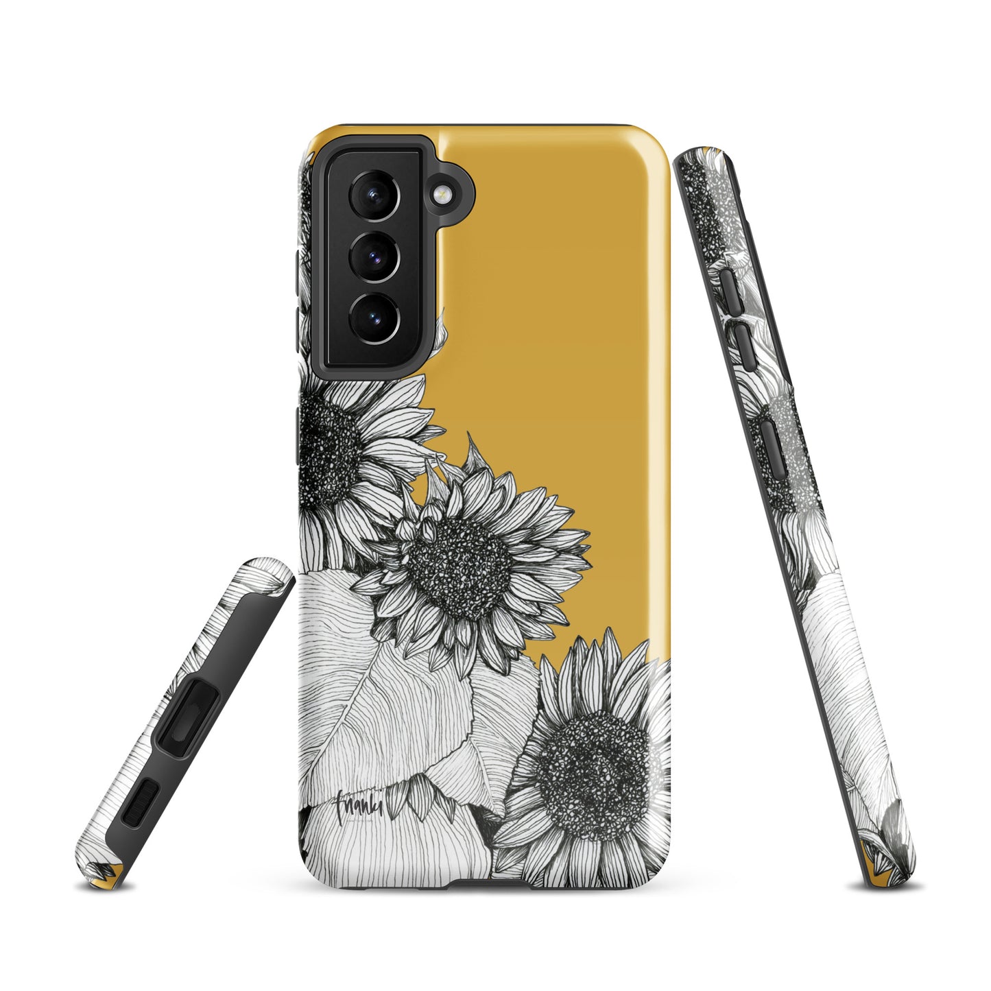 Tough case for Samsung® Sunflowers Oblique Mustard