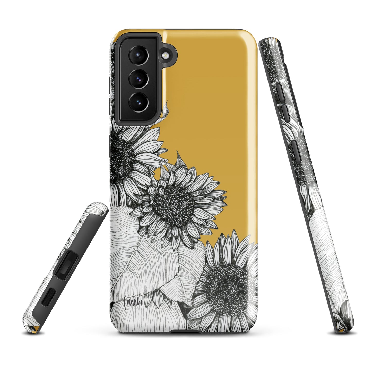 Tough case for Samsung® Sunflowers Oblique Mustard