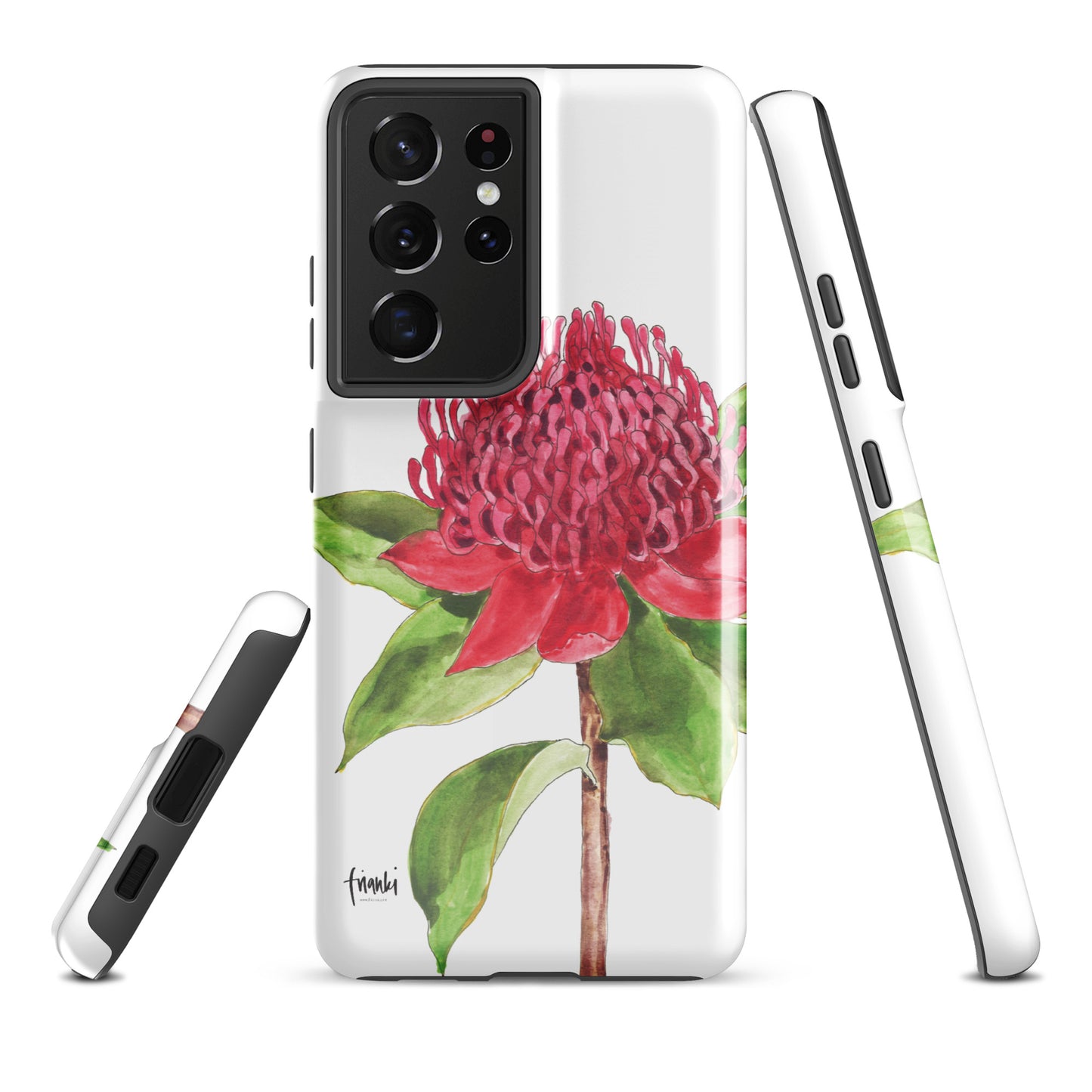 Tough case for Samsung® Watercolour Waratah