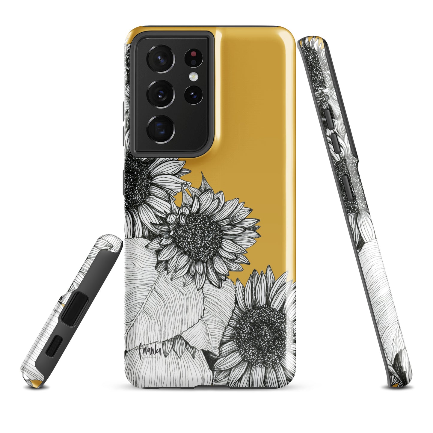 Tough case for Samsung® Sunflowers Oblique Mustard