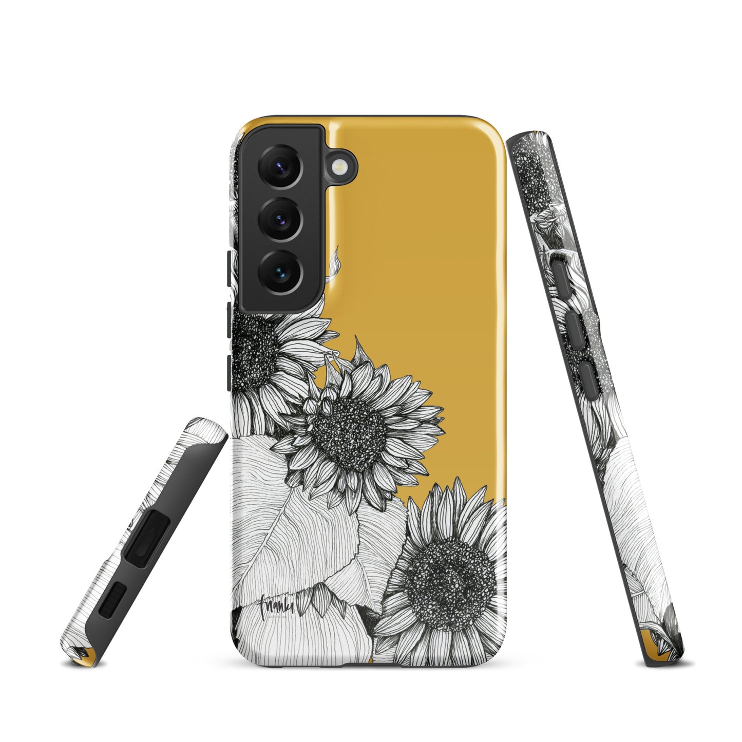 Tough case for Samsung® Sunflowers Oblique Mustard