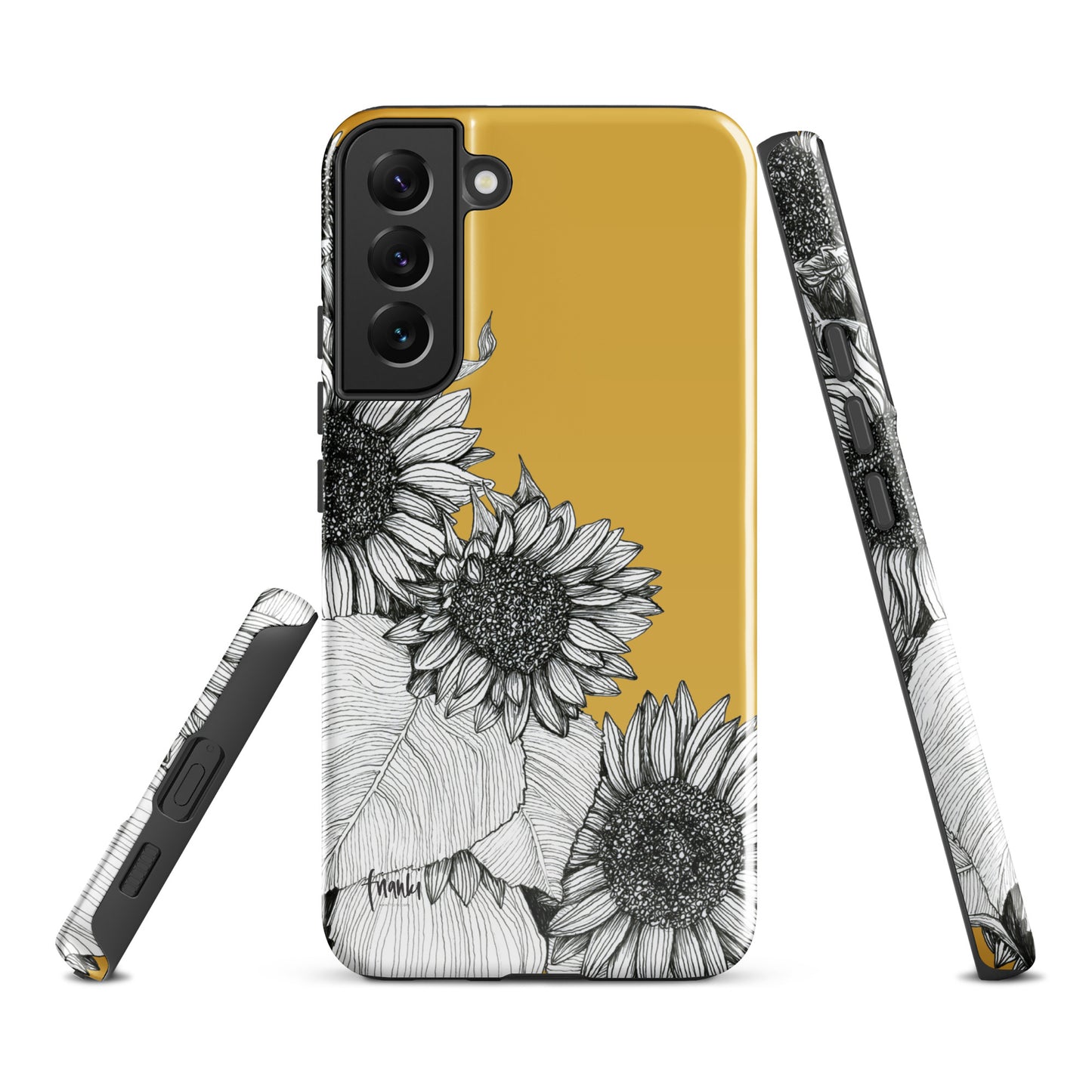 Tough case for Samsung® Sunflowers Oblique Mustard