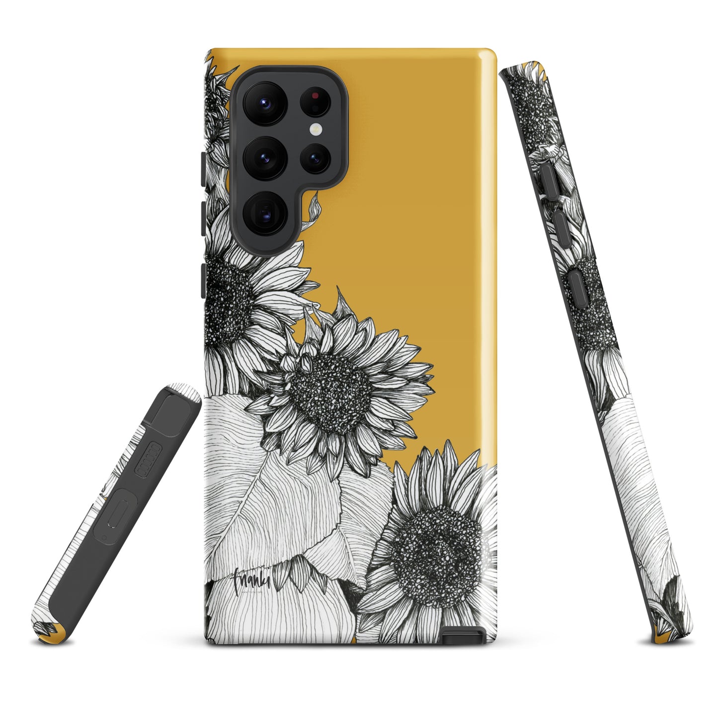 Tough case for Samsung® Sunflowers Oblique Mustard